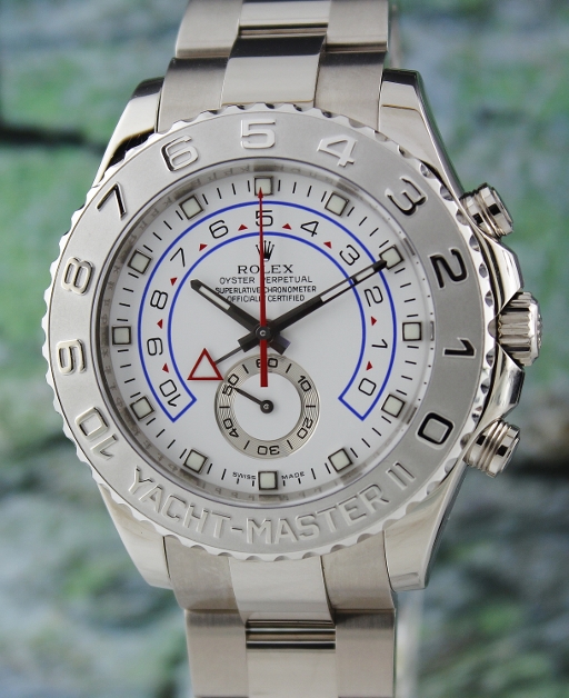 (image for) A ROLEX 18K WHITE GOLD OYSTER PERPETUAL YACHT- MASTER II / 116689